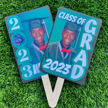 Load image into Gallery viewer, Graduation Hand Fans - Custom Design
